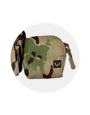 Multicam Game Changer accessory pouch with ambidextrous access.