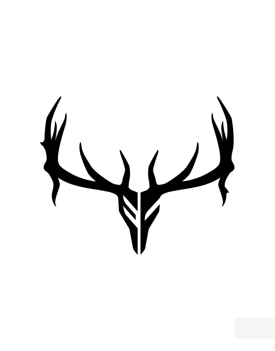 Elk Freak Skull Decal - Muley Freak, image size:943x1200