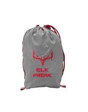 Elk Freak Head Bag, perfectly sized for elk heads or additional meat, with sturdy paracord cinch system.
