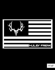 Large Flag Decal - Muley Freak