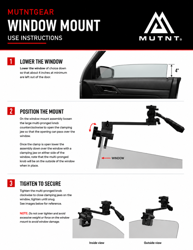 360 Window Mount