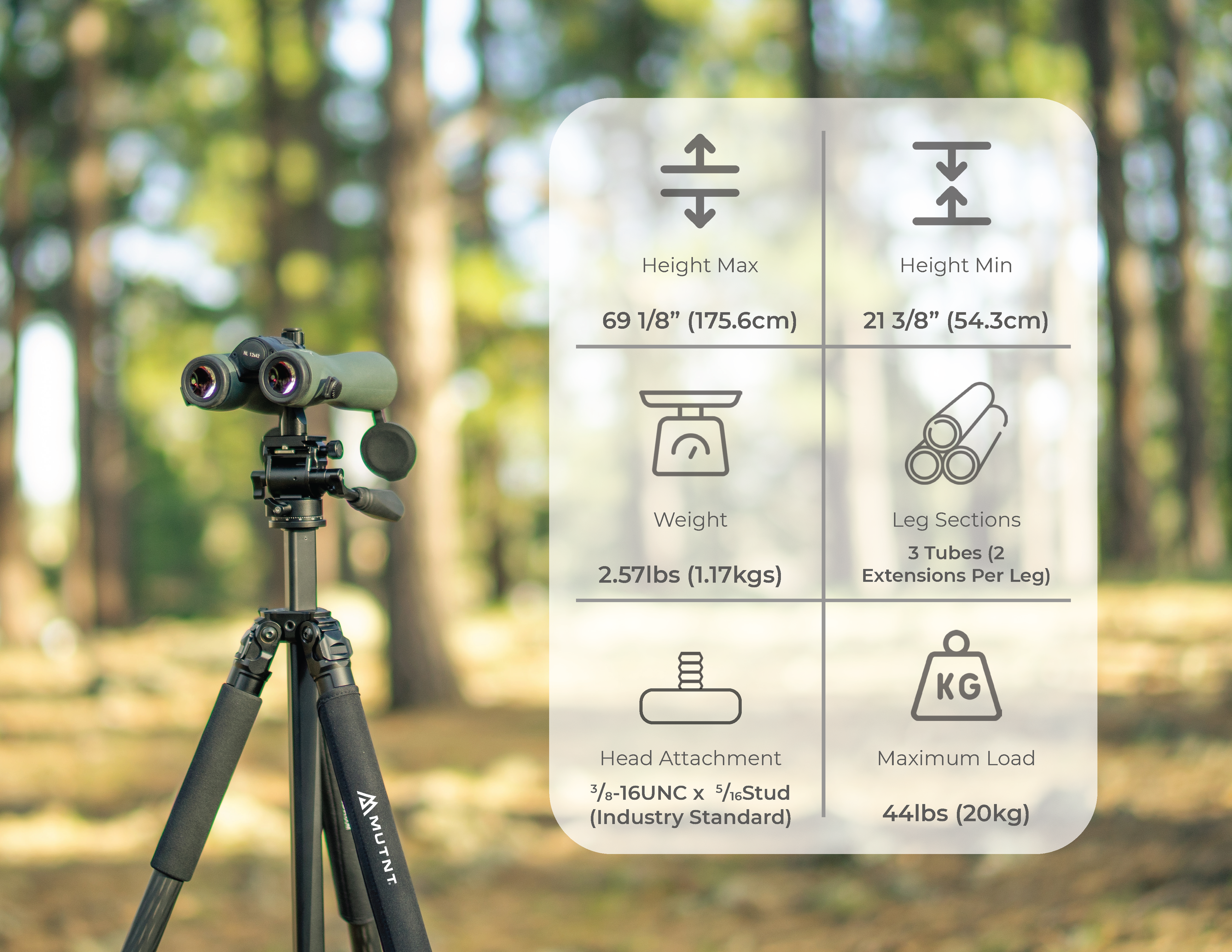 MUTNT Tripod System Package