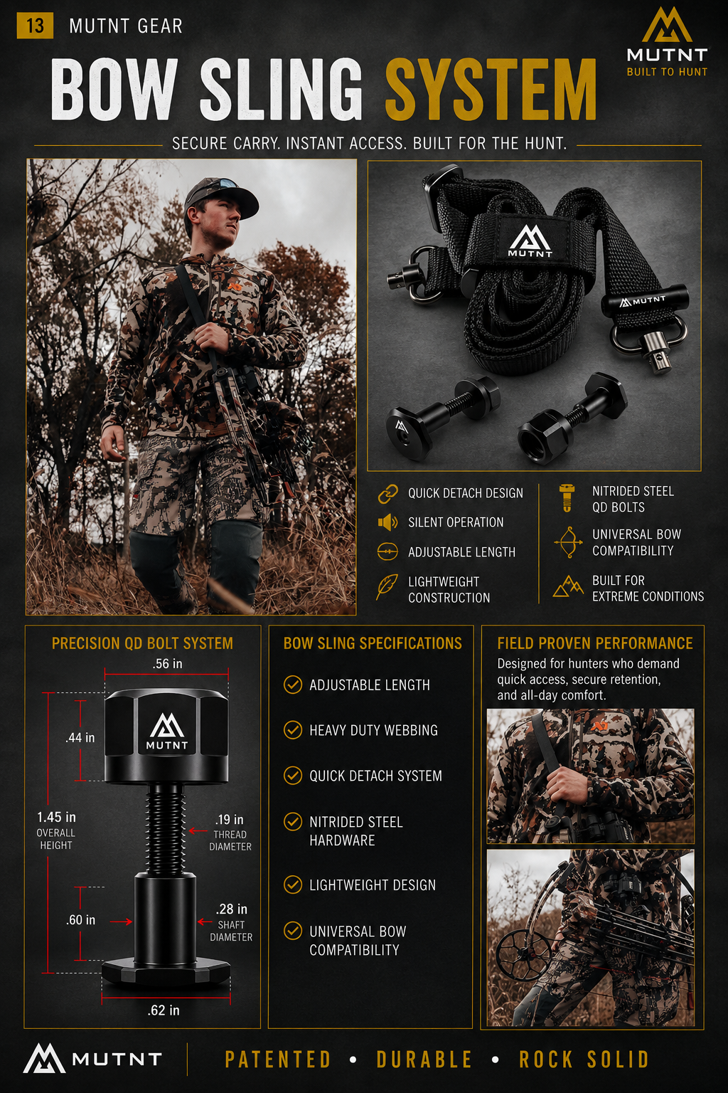 Quick-Disconnect Bow Sling Kit