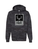 Sudadera con capucha de camuflaje opaca