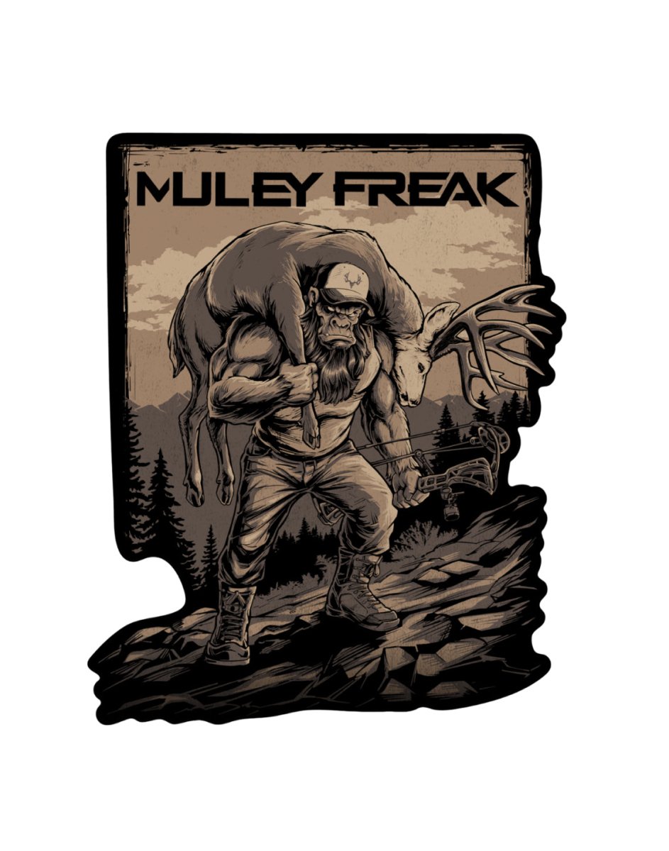 Bowhunting Beast Sticker - Muley Freak