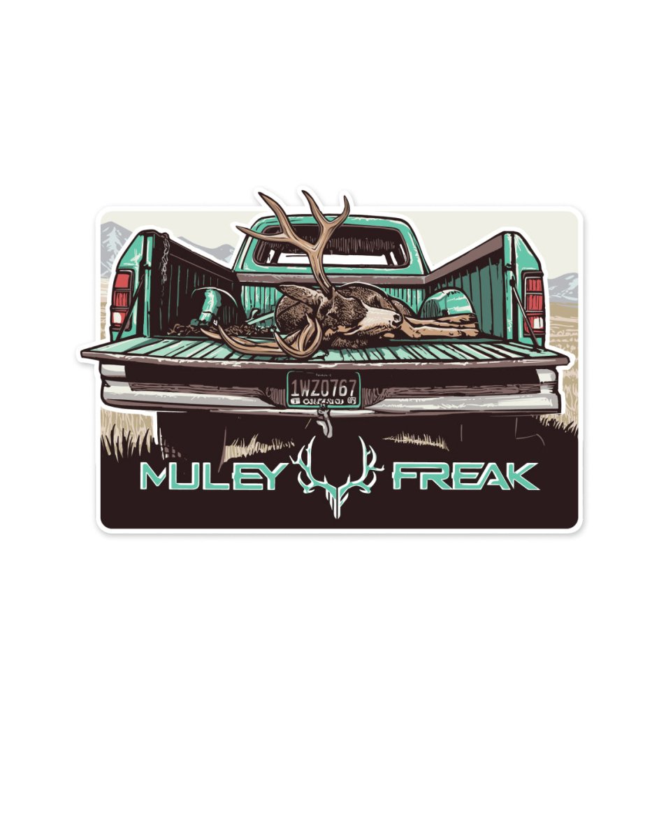 Buck in a Truck Sticker - Muley Freak