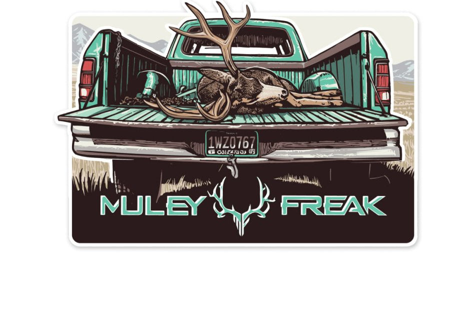 Buck in a Truck Sticker - Muley Freak