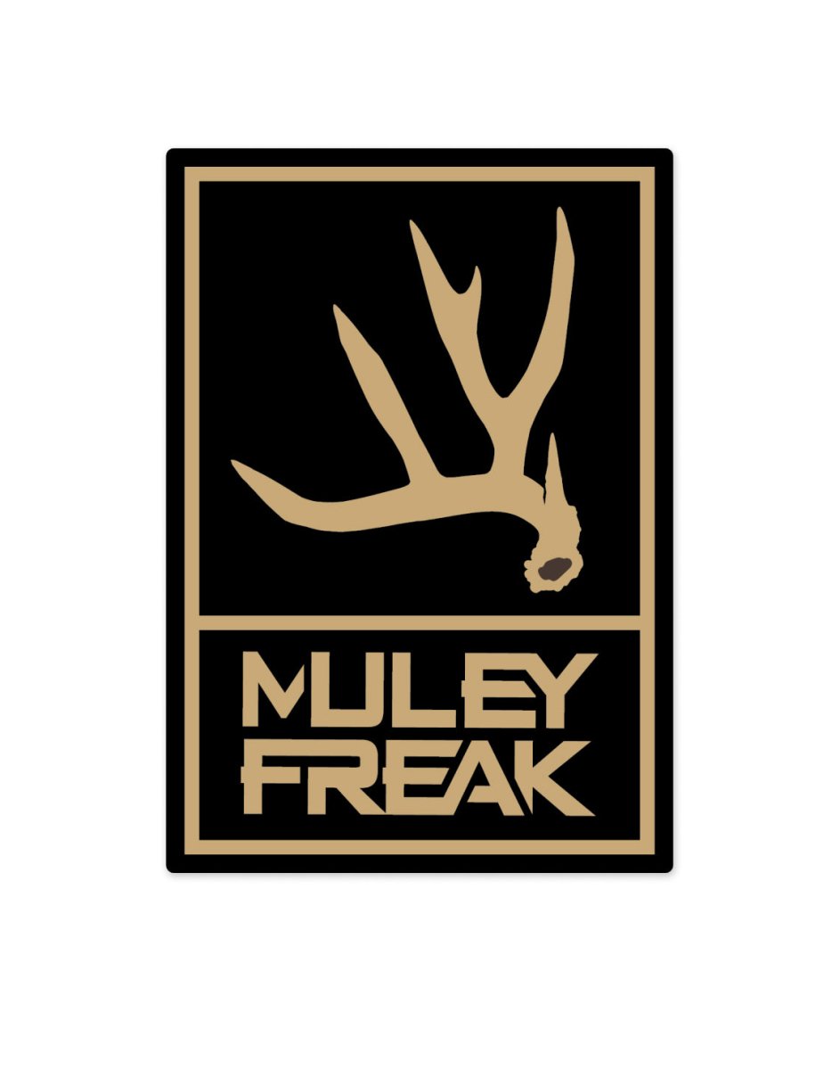 Buck Shed Sticker - Muley Freak