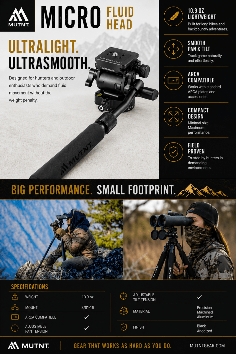 FH-2 Micro Fluid Head - Muley Freak