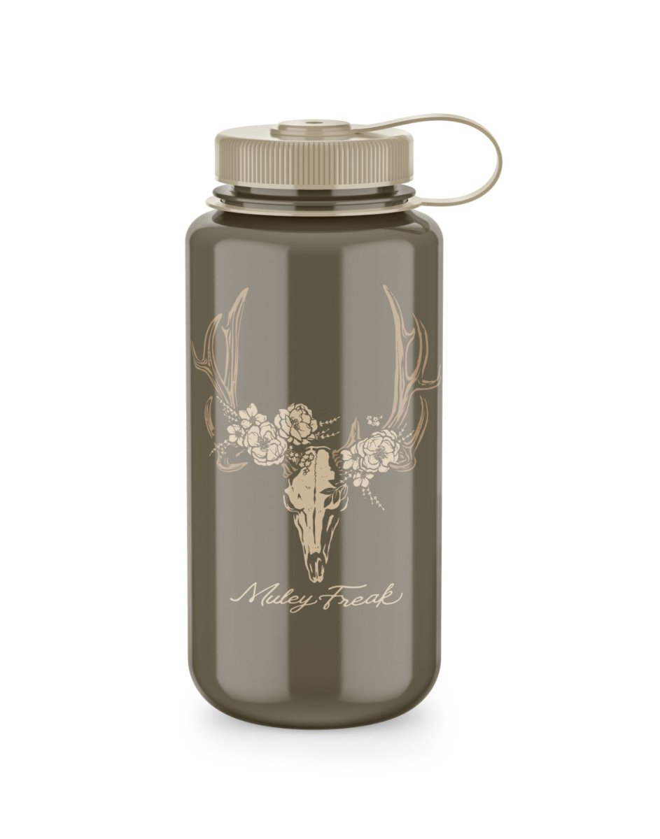 Floral Skull Nalgene - Muley Freak