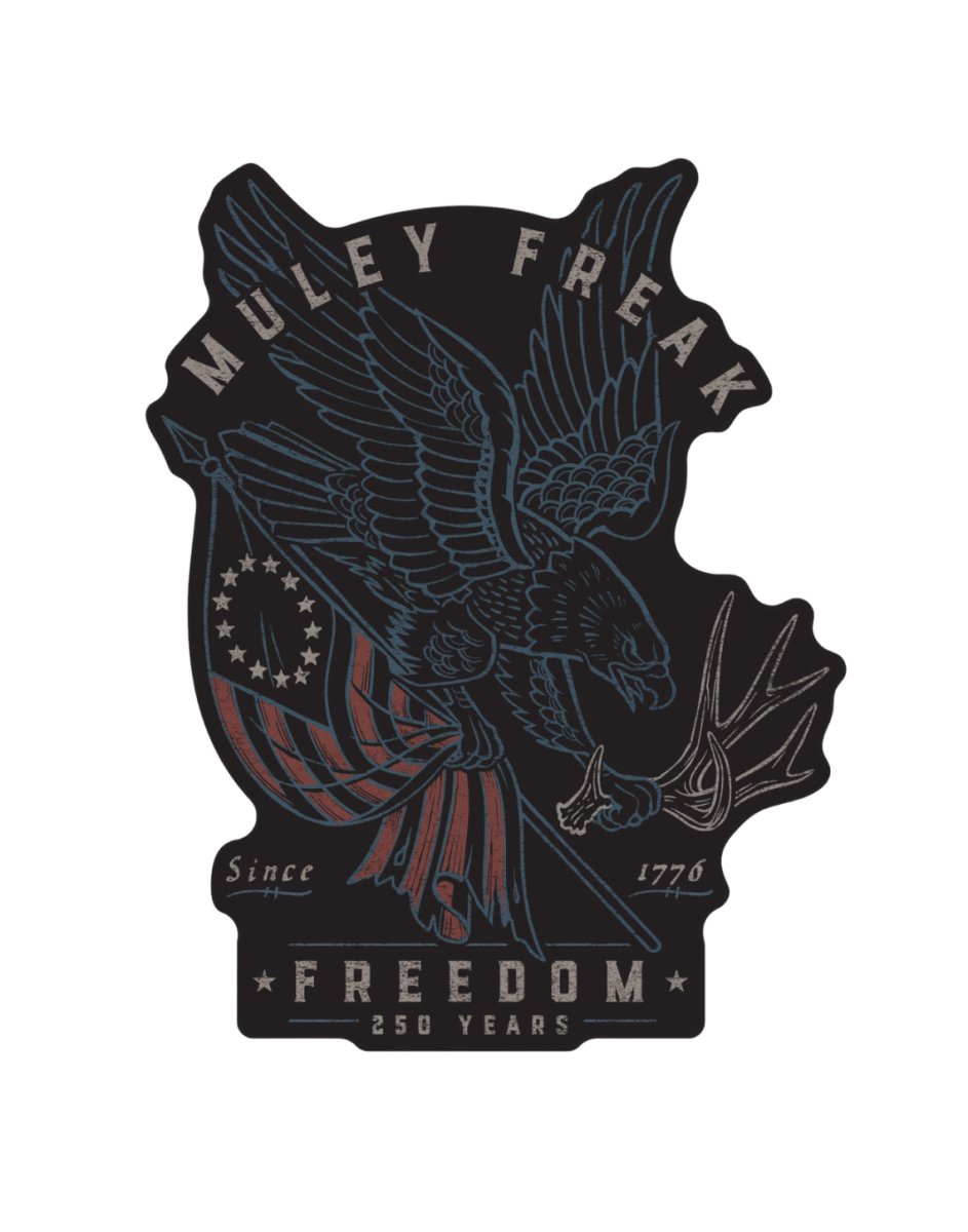 Freedom Sticker - 250th Edition - Muley Freak