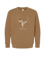 Girl's Floral Skull Sweater - Muley Freak