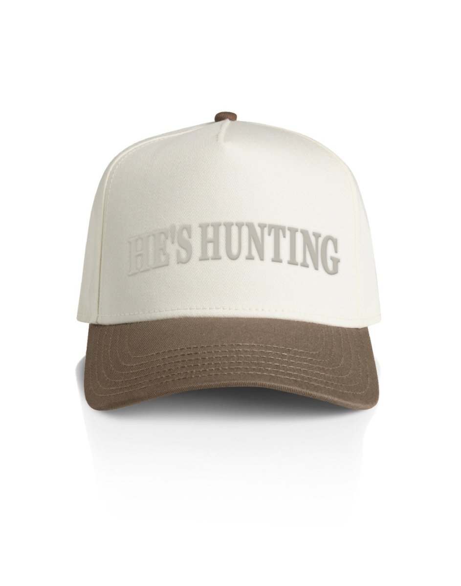 He's Hunting Canvas Trucker - Muley Freak