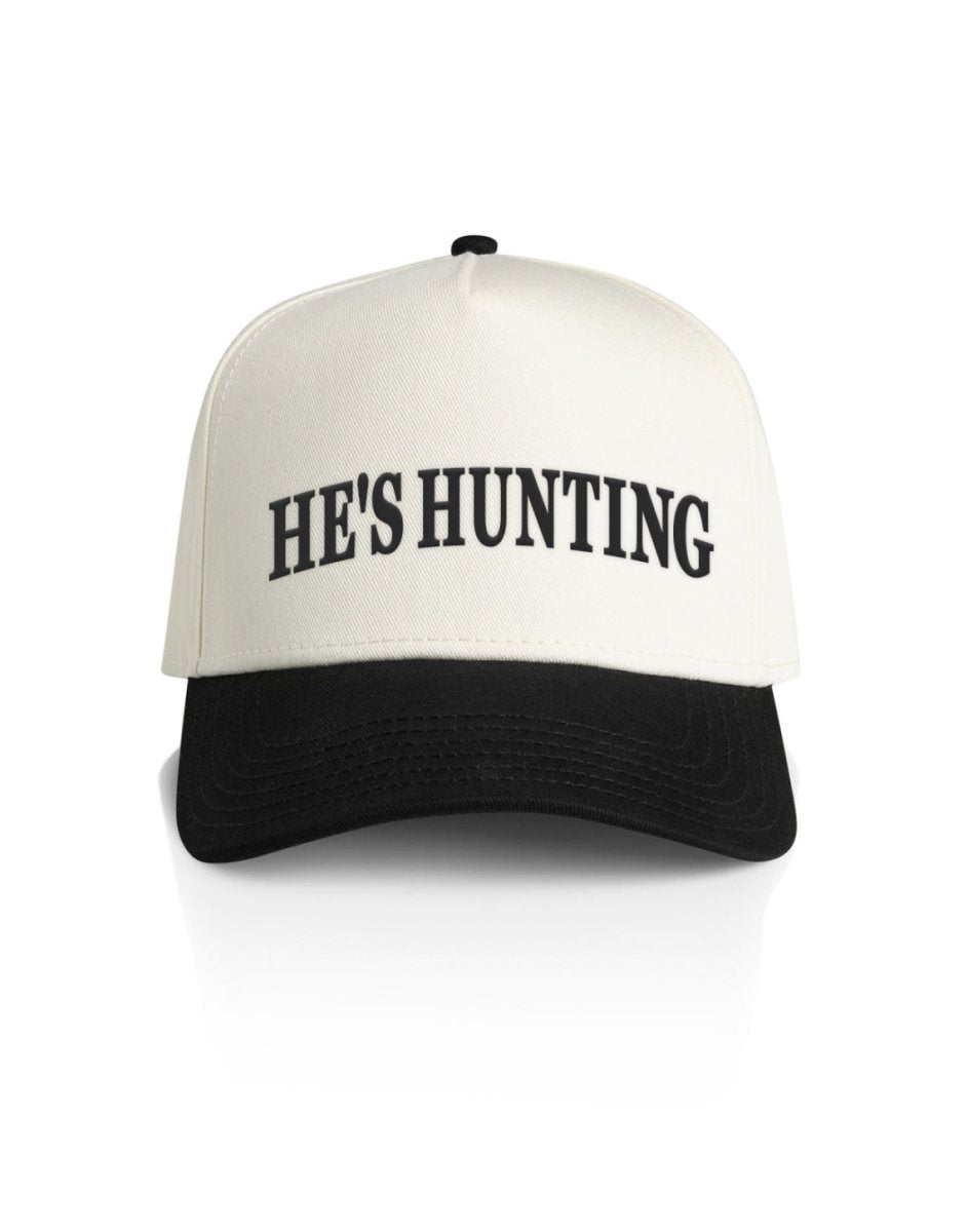 He's Hunting Canvas Trucker - Muley Freak