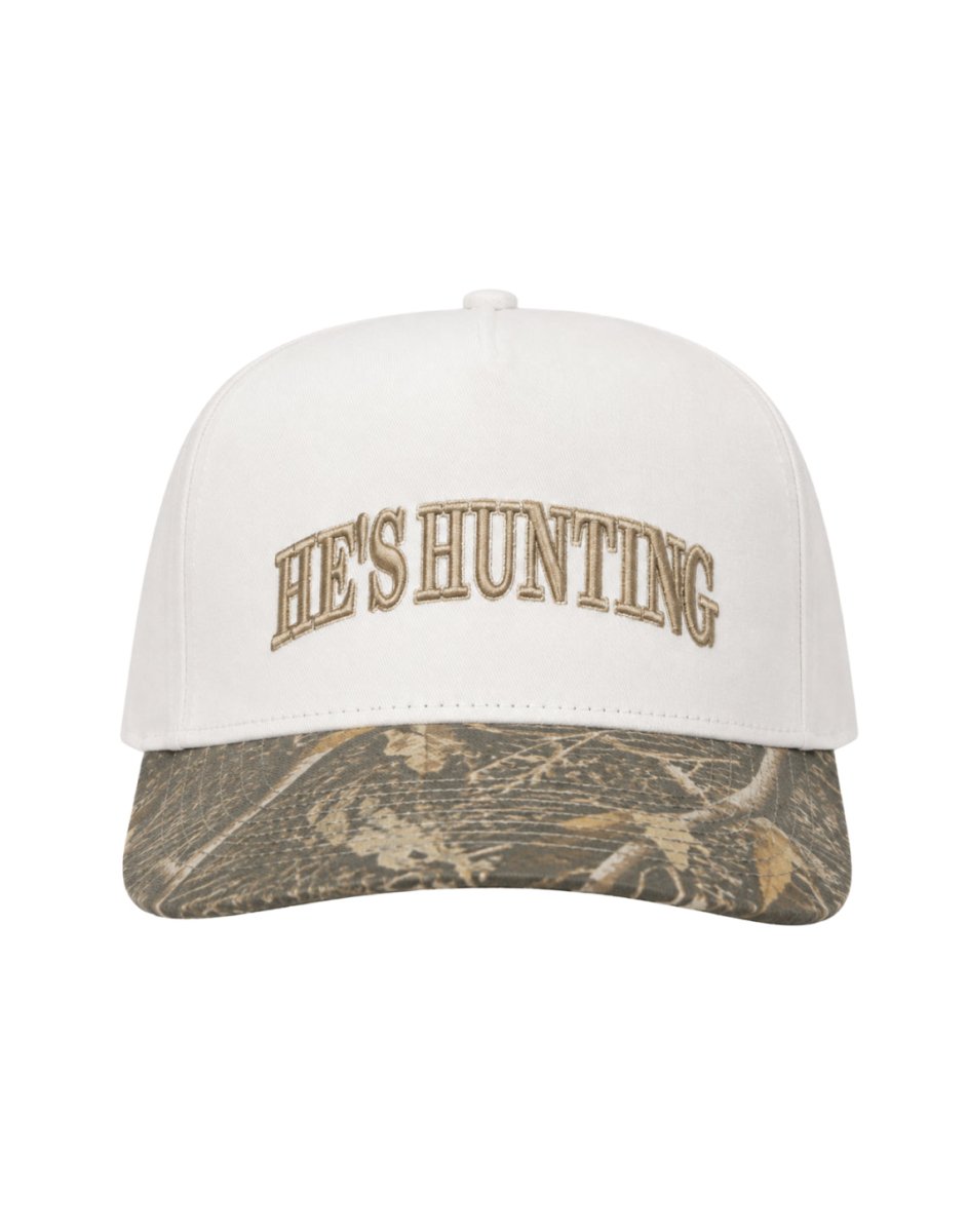 He's Hunting Canvas Trucker - Muley Freak