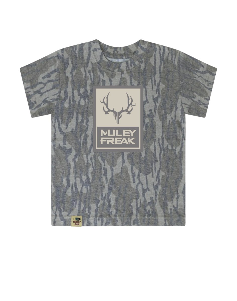 Kids Bottomland Camo Tee - Muley Freak