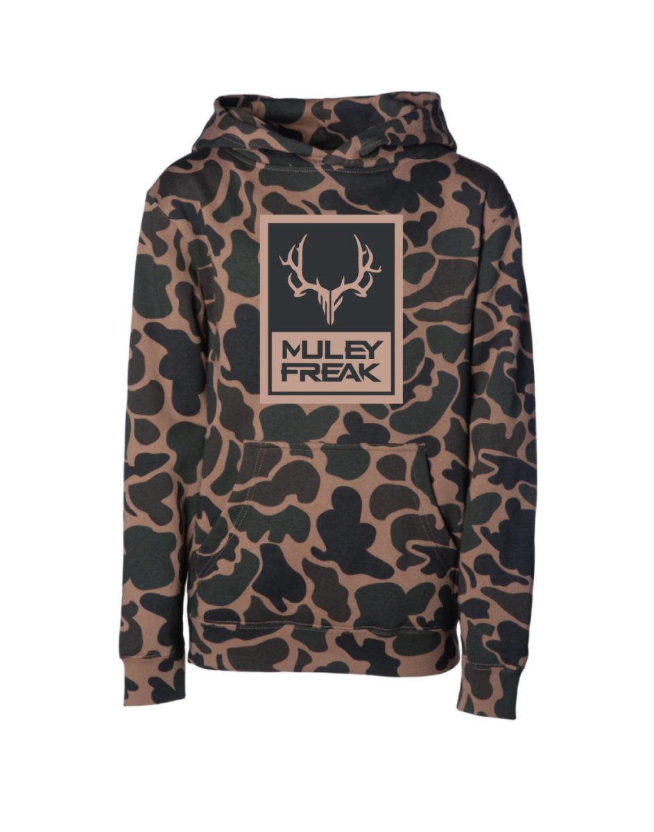 Kid's Buck Marsh Camo Hoodie - Muley Freak