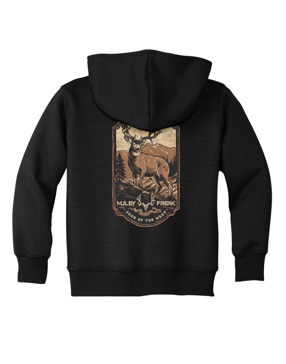 Kid's Icon Of The West Hoodie - Muley Freak