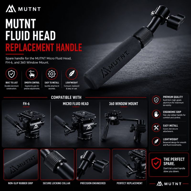 Micro, FH-6, and Window Mount Replacement Handle - Muley Freak