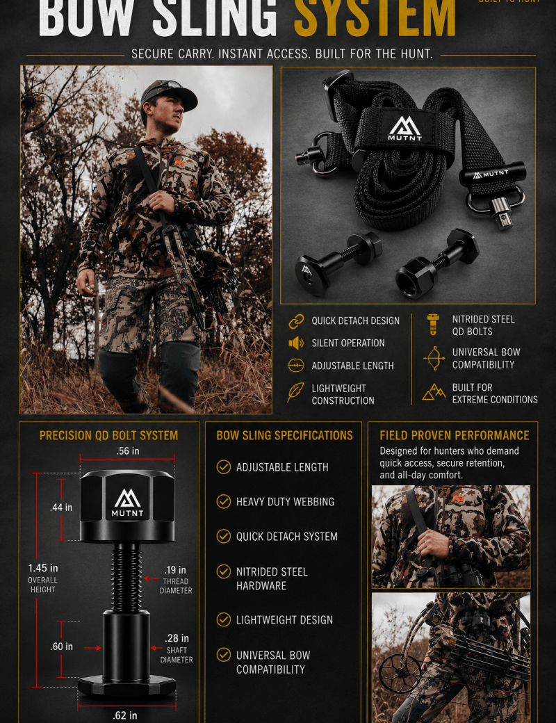 Quick-Disconnect Bow Sling Kit - Muley Freak