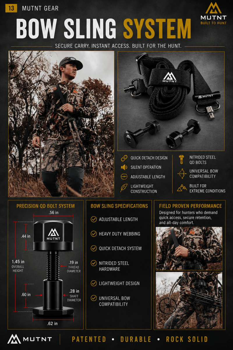 Quick-Disconnect Bow Sling Kit - Muley Freak