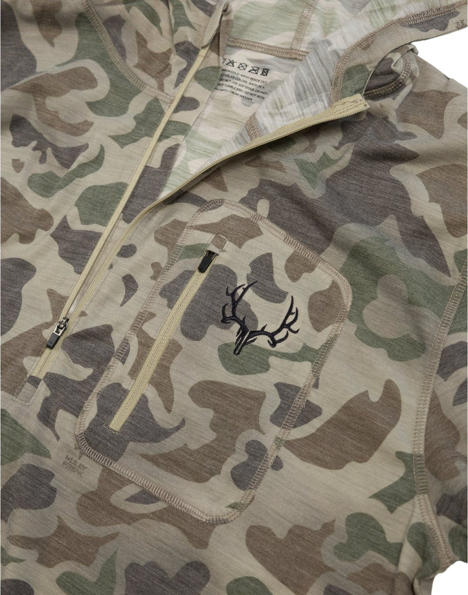 Scout Merino Hooded Long Sleeve - Muley Freak