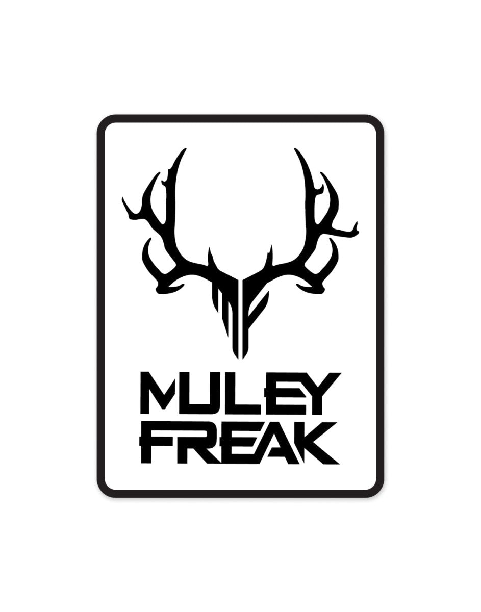 Stacked Logo Sticker - Muley Freak