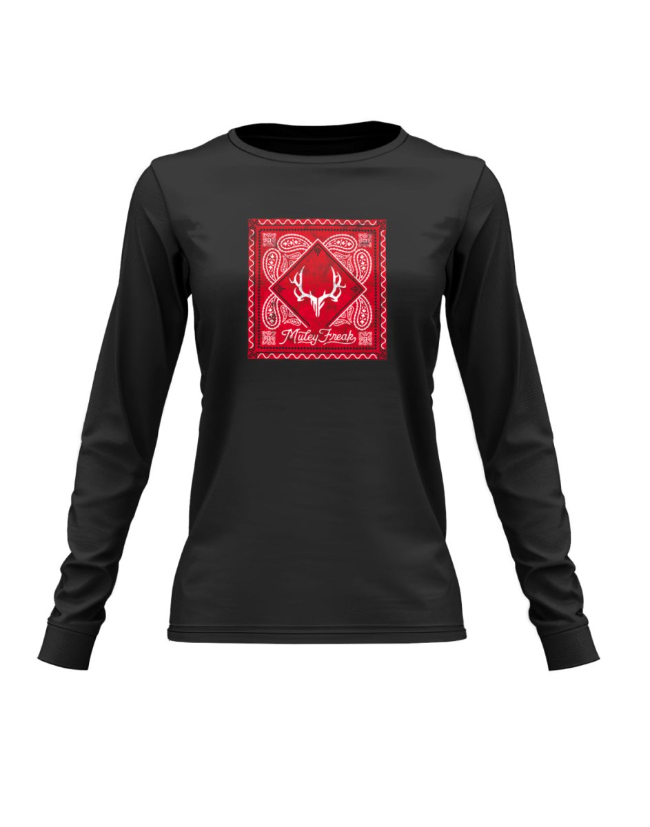 Women's Bandana LS Tee - Muley Freak