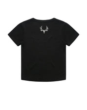 Womens Cursive Fitted Tee - Muley Freak