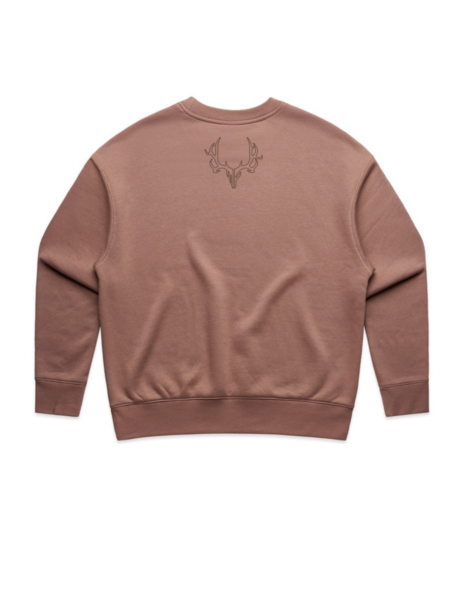 Women's Floral Skull Crew 2.0 Sweater - Muley Freak