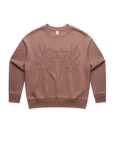 Women's Vintage Skull Crew