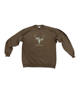 Women's Floral Skull Crew Neck