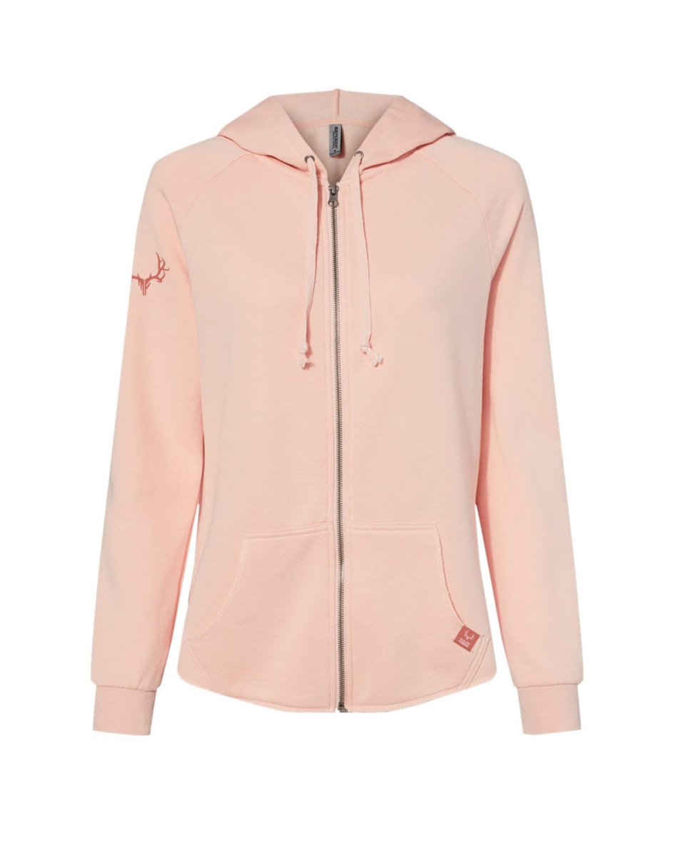 Women's Full Zip Logo Hoodie - Muley Freak